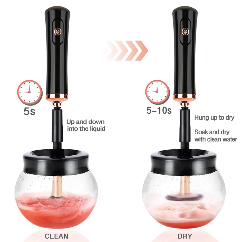 

Electric Makeup Brush Cleaner & Dryer Set Make Up Brushes Washing Tool Makeup Brushes Cleaner Cleaning Tool Machine Dropshipping