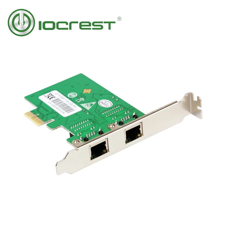 Карта контроллера iocast PCI Express гигабитная карта Ethernet RTL8111 с низкопрофильным
