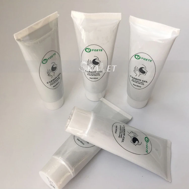 

Direct selling 80g black doll instrument Laser Carbon Gel use for skin pores whitening cleansing skin firming