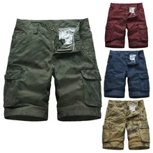 Большие размеры 28-38, камуфляжные мужские шорты Карго, новинка, мужские повседневные хлопковые шорты, мужские свободные рабочие шорты, мужские военные Короткие штаны 5,11