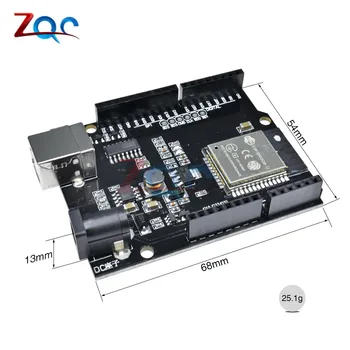 

for Wemos TTGO D1 R32 Mini ESP32 WIFI Wireless Bluetooth CH340 Development Board for Arduino UNO R3 USB Type B Adapter DC5 -12V