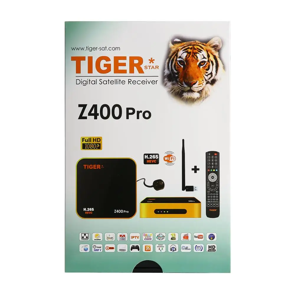 Tiger star Z400 pro Satellite IPTV Receiver Satellite Receiver wifi