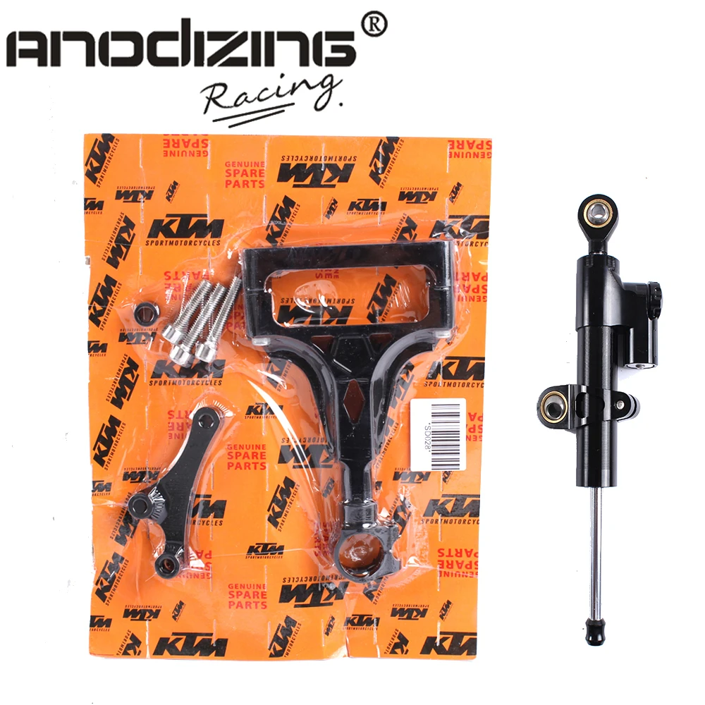 CNC Steering Damper Complete Set for KAWASAKI Z1000 Z750 2003 2009