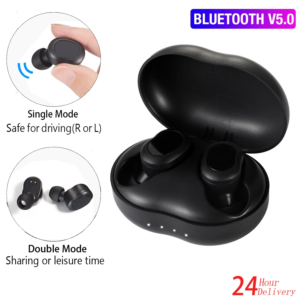 

A8 Auriculares Bluetooth Inalambrico 5.0 Sports Waterproof Noise Reduction Android Wireless Headset With Charging Box Stereo