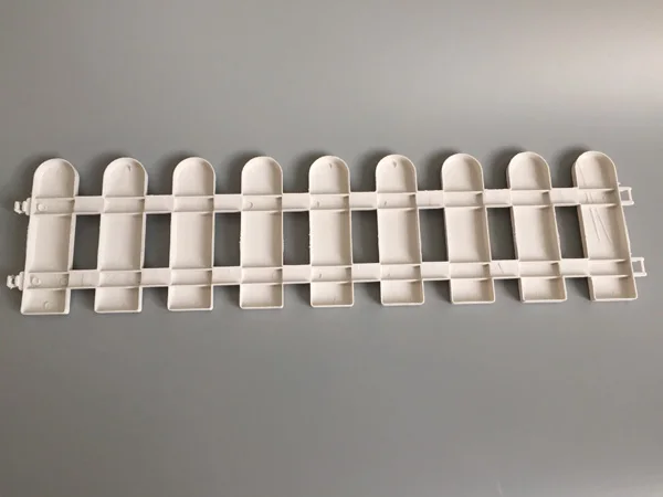 10 قطعة/الوحدة D50 * H13CM حاجز بلاستيكي سياج أبيض لوازم حديقة صغيرة السياج استخدام للديكور الداخلي
