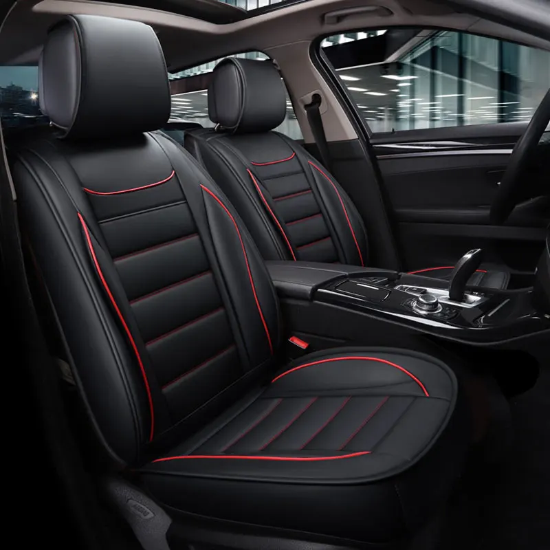 

leather car seat cover waterproof mat auto cushion car accessories for lada granta kalina 1 2 largus priora vesta xray 2106 2109
