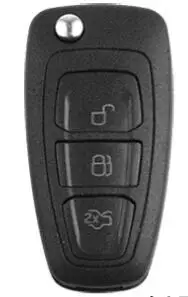Car Carbon Fiber Key Cover Case For Ford Focus 2 3 4 Fiesta Range St Kuga Mondeo Mk4 Fusion Ecosport 2012- Car Styling