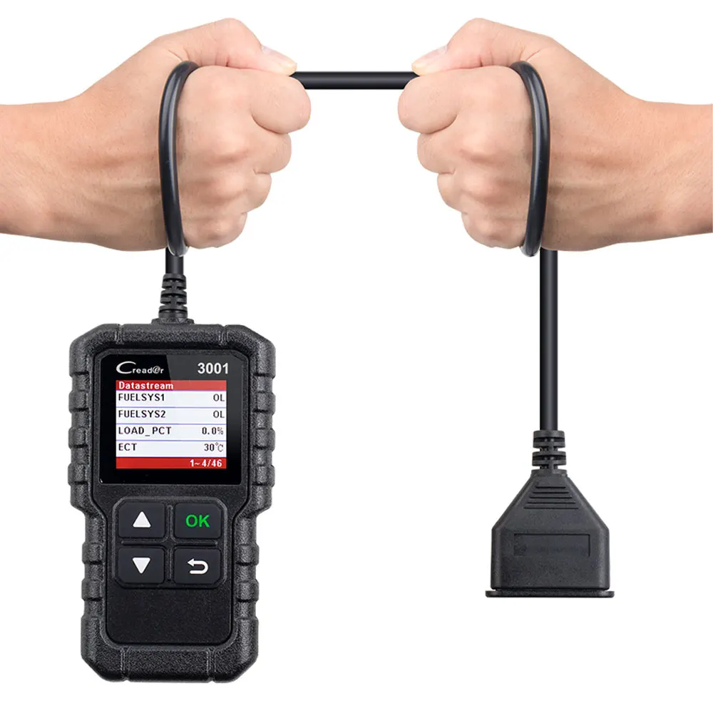 Оригинальный сканер для считывания кодов Launch Creader 3001 CR3001 Full OBD2/EOBD с поддержкой Cr3001