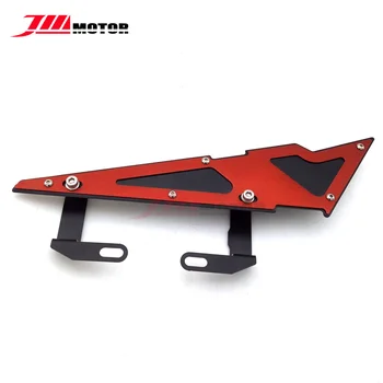 

Motorcycle CNC Aluminum Side Trim Frame Protective Cover Decoration Accessories For Kawasaki Z900 Z 900 2017 Black&RED Color