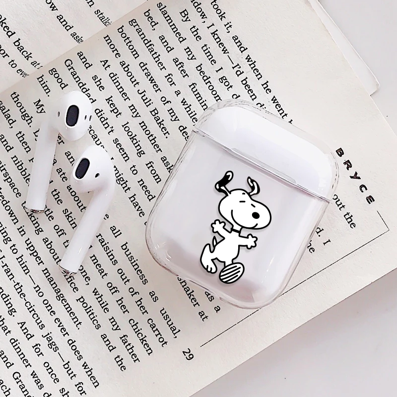 Мультяшный чехол для Apple Airpods, чехол, милый беспроводной Bluetooth чехол для наушников Airpods, жесткий защитный чехол