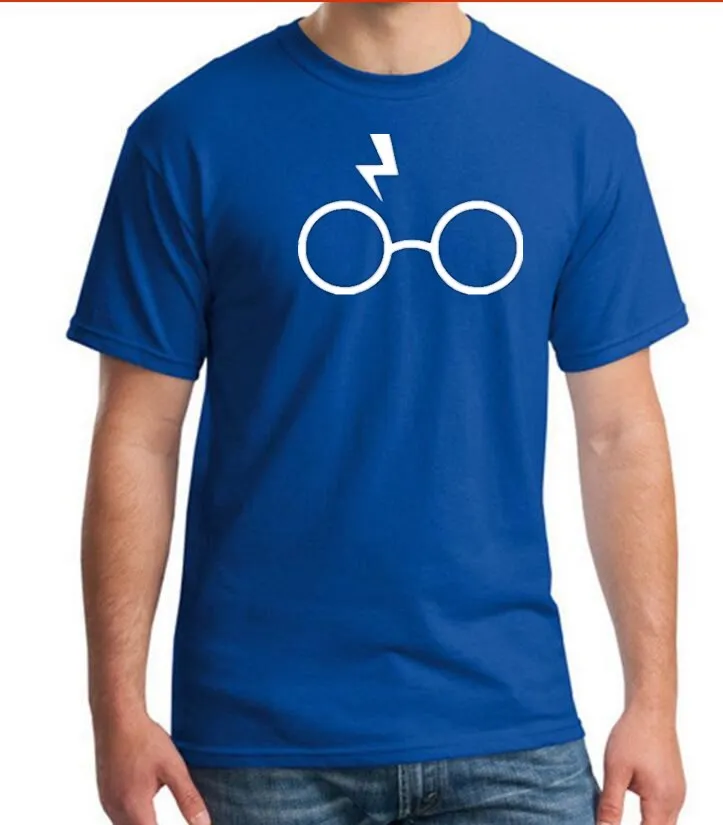 

2018 Lightning Glasses T-shirt Shirt Harry Tee High Quality SCREEN PRINT Potter Super Soft unisex cotton t shirt