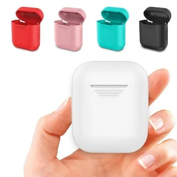 

For AirPods Silicone Case Cover Protective Skin for Apple Airpod Covers Case headphone case Airpods Earpod Earpods Silicone