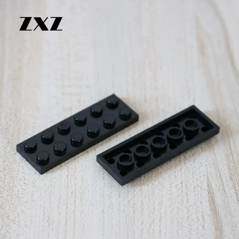 DIY Enlighten Building Block Bricks 2x6 Plate 3795 собирает маленькие частицы объемная модель фигурки