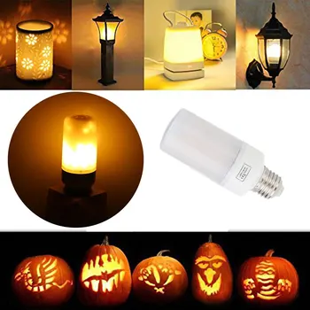 

LED Flame Light Bulb E27 E26 E14 Flickering Effect Fire Light Bulb SMD2835 Creative Decorative Atmosphere Lamp for Party Holiday