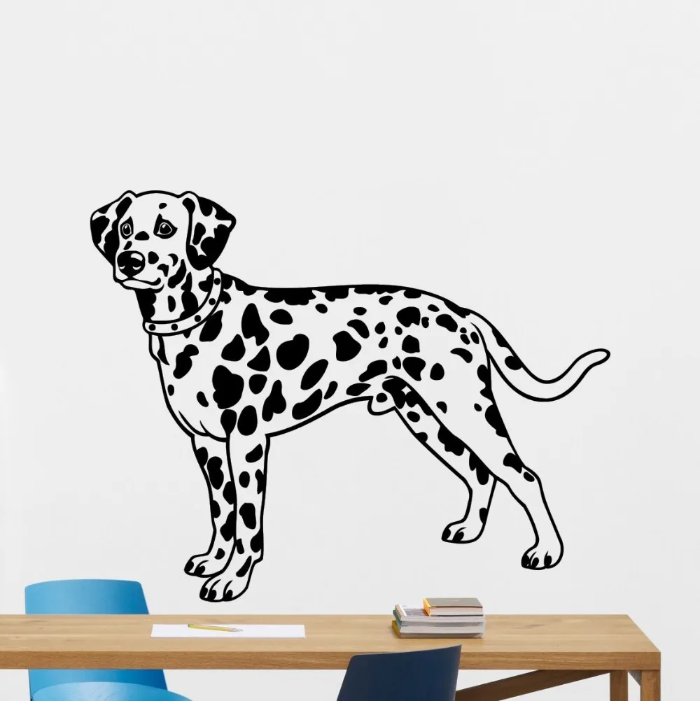 Dalmatian Wall Stickers Spotty Dog Vinyl Pets Puppy Housewares Living