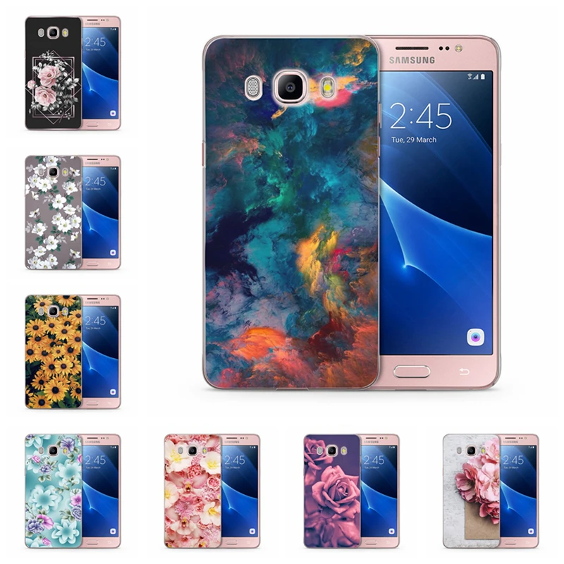 Чехол для Samsung Galaxy A3 A5 2016 2015 2017 Премьер J1 J3 J5 J7 ТПУ Красочные F оральное окрашены в