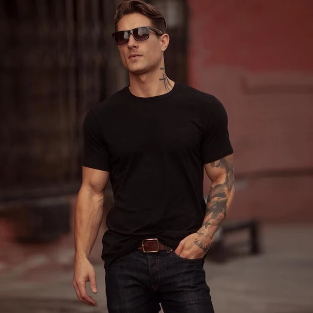 Slim Fit Men’s Sports & Fitness T Shirt - Image 3