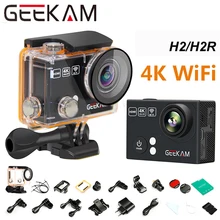 GEEKAM H2/H2R 4k HD Action camera for gopro hero 4 Stlye Full HD 4K 25FPS 1080P 30FPS Wifi Cam waterproof outdoor Sport camera