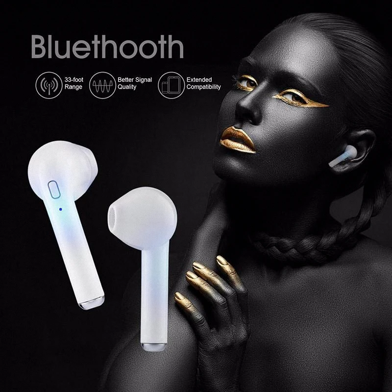 I7 i7s TWS auriculares inalambricos беспроводные наушники Bluetooth вкладыши для iphone гарнитура