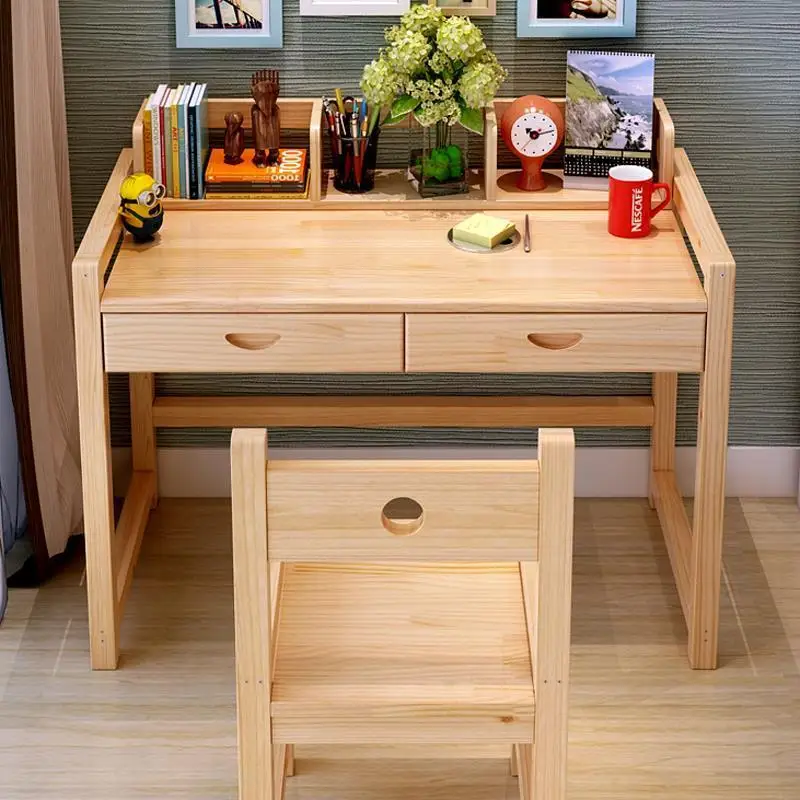 Estudar Estudiar Tafel Tableau Furniture Meja Belajar Cuadros Infantiles Tisch Wood Desk Enfant Escritorio Mesa Study Kids Table