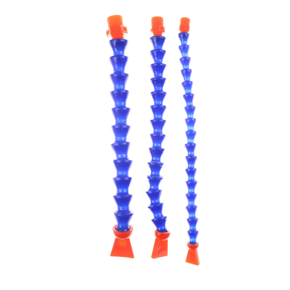 

1/4'' 3/8" 1/2"Light Machine Bamboo Oil Coolant Pipes Captain Nozzle Water Cooling Flexible Oil Coolant Hoses Plastic 300mm