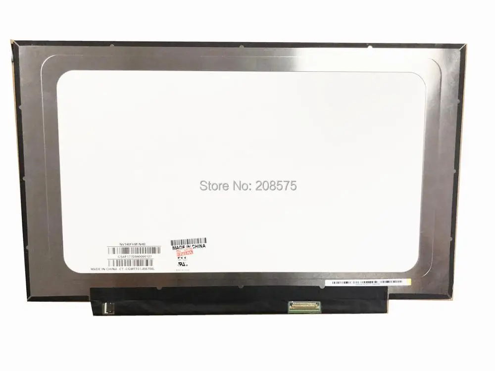 

Free shipping NV140FHM-N4B fit NV140FHM-N62 N61 N3B N47 N4C LP140WF7 SPC1 LCD LED Screen 1920*1080 30 PIN IPS