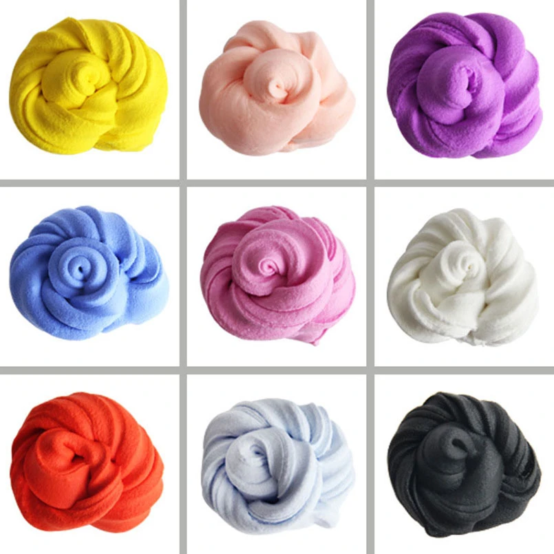 Funny Diy Cotton Slime Clay 3d Fluffy Floam Slime Scented Stress Relief Education Craft Mud Toy Children Intelligent Toy Gift Modeling Clay Aliexpress