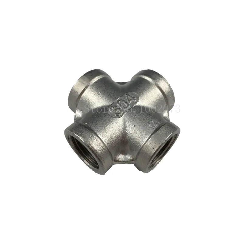 New Stainless Steel 304 Cross Thread Pipe Fitting - 12BSP, Homebrew Hardware, Pump fitting (6)