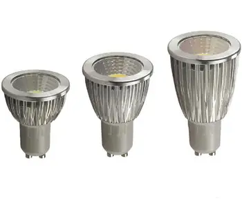 

10PCS/Ultra Bright dimmable 3W 5W 7W 85~265V GU10 LED Bulbs Spotlight COB GU10 led Lamp Warm/Cool White