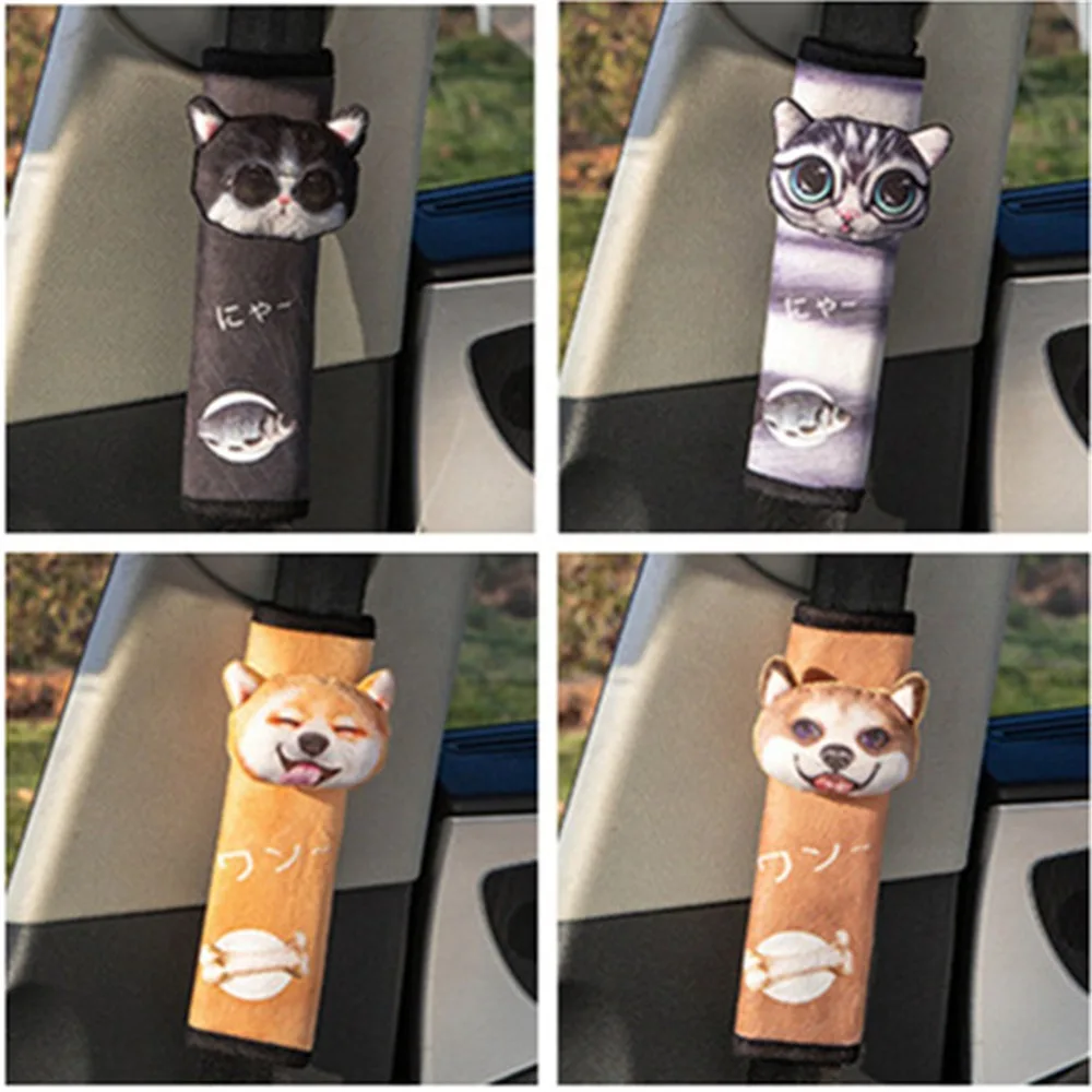 

Car Styling Seat Belt Cover Shoulder Pad Cartoon Animal Shoulder Protector Car Accessories Auto Safety Belt Strap Harness Cover