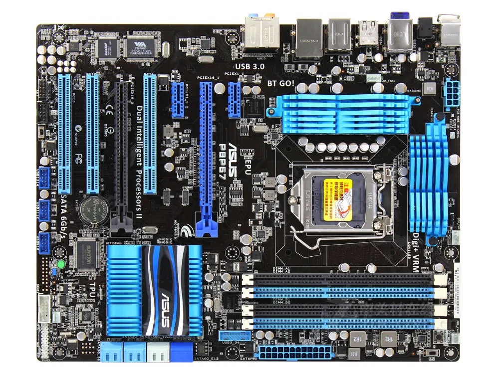 Оригинальная материнская плата ASUS P8P67 DDR3 LGA 1155 ram 32G Материнские платы SATA3.0 USB3.0 материнская плата