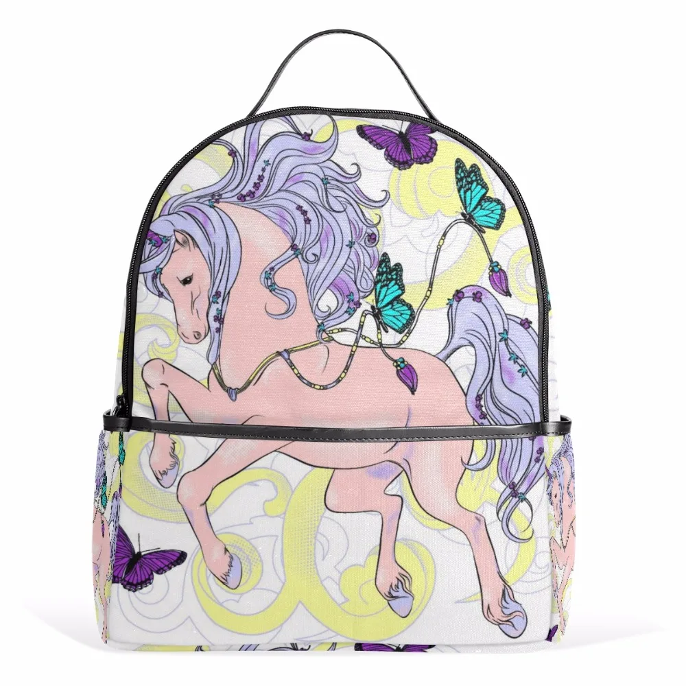 Unicreate Backpack Unicorn Butterfly Women Bags for Travel Girls and