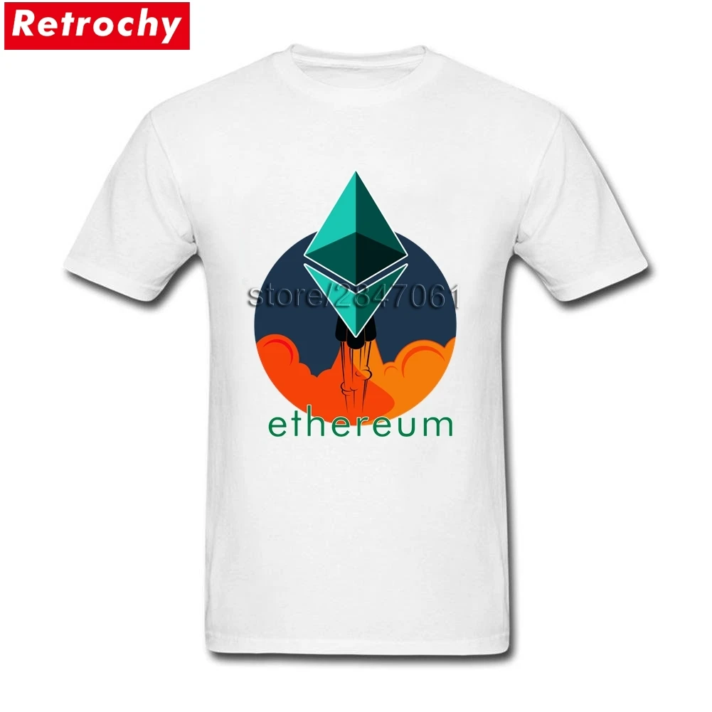 

Latest Popular T Shirt Rocket To The Moon Ethereum Men's Vintage Style T-shirt Custom Tees Shirts Short Sleeved Pure Cotton