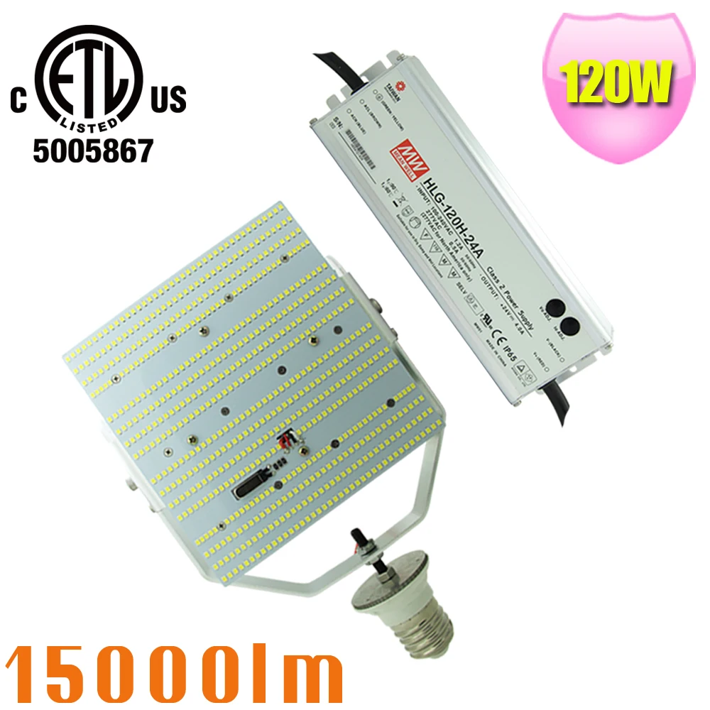 E39 120W LED Retrofit Kits 400W Metal Halide Parking Lot Pole Light Fixture Daylightled
