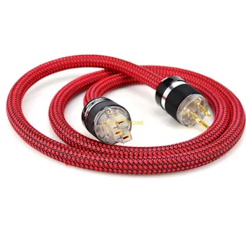 

Germany SOMMER Hi-End Hifi Audio AC Power Cable Power Cord US Plug - 5FT 1.5M/4 square * 6 cores (parallel equals 8 squares)