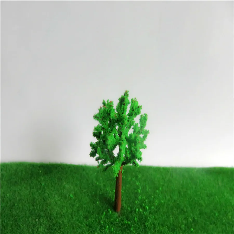 new architecture 3d scale artificial plastic model  green tree  layout116