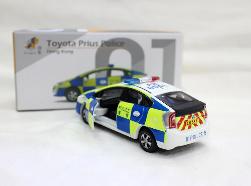 TI NY 1: 64 TOYOTA PRIUS POLIZ автомобиль бутик сплав автомобиль игрушки для детей модель детской игрушки оригинальная коробка