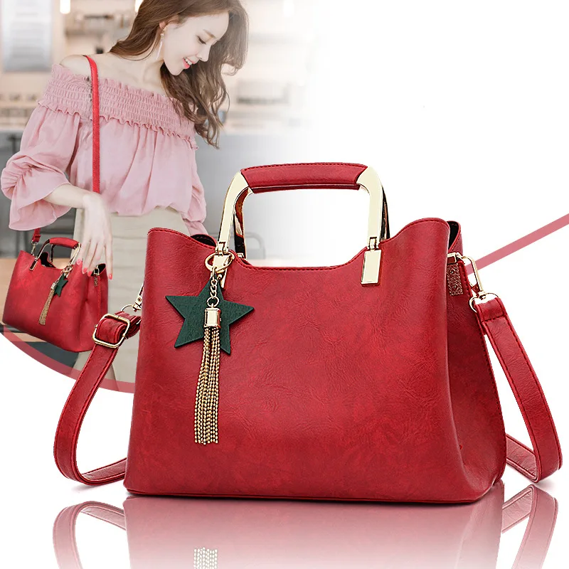 Luxury Women Leather Handbag Women Messenger Bag Female Leather