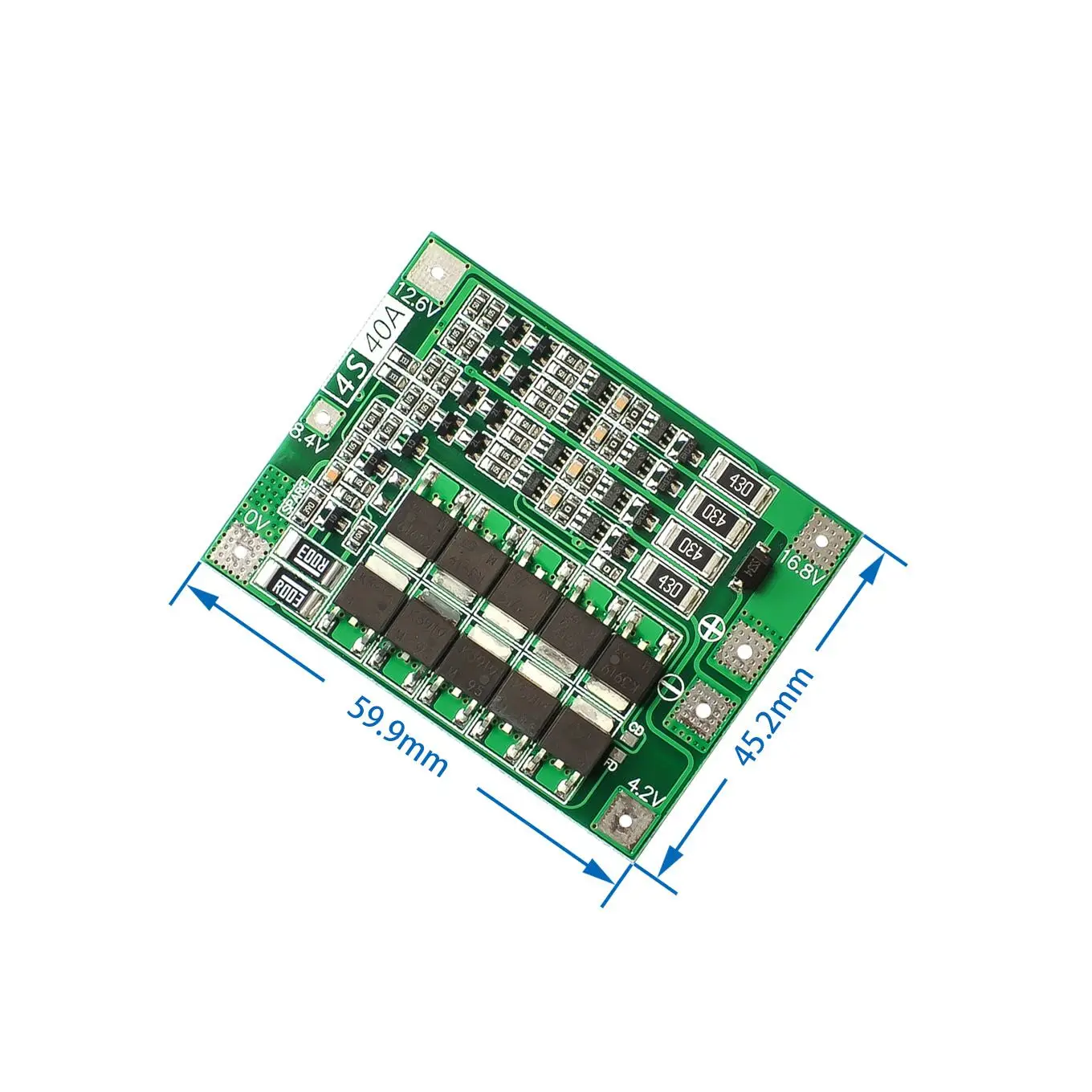 4S 40A литий ионная литиевая батарея 18650 зарядное устройство PCB плата защиты BMS с