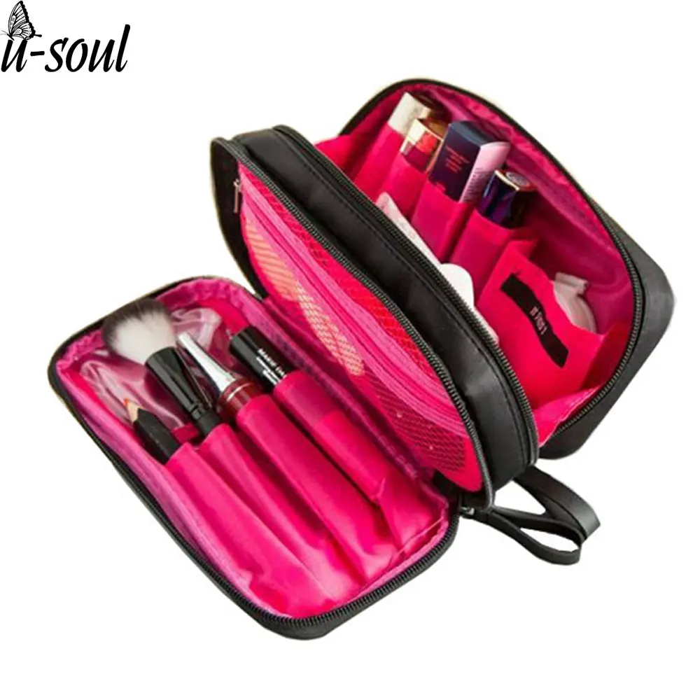 

New Women's Cosmetic Bag Waterproof Makeup Bag Travel Case For Cosmetics Necessaries Organizer Pouch A2807
