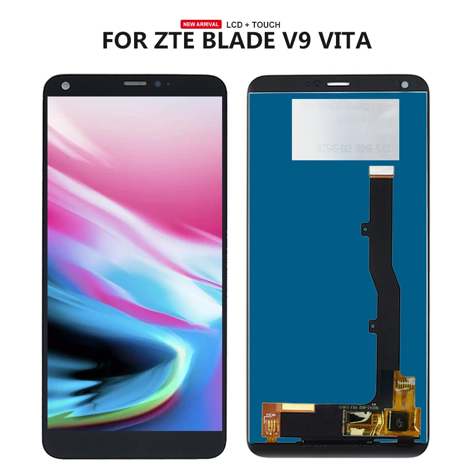 Cena Bezpłatna wysyłka do wyświetlacza LCD ZTE Blade V9 Vita moduł digitizera ekranu dotykowego + narzędzia