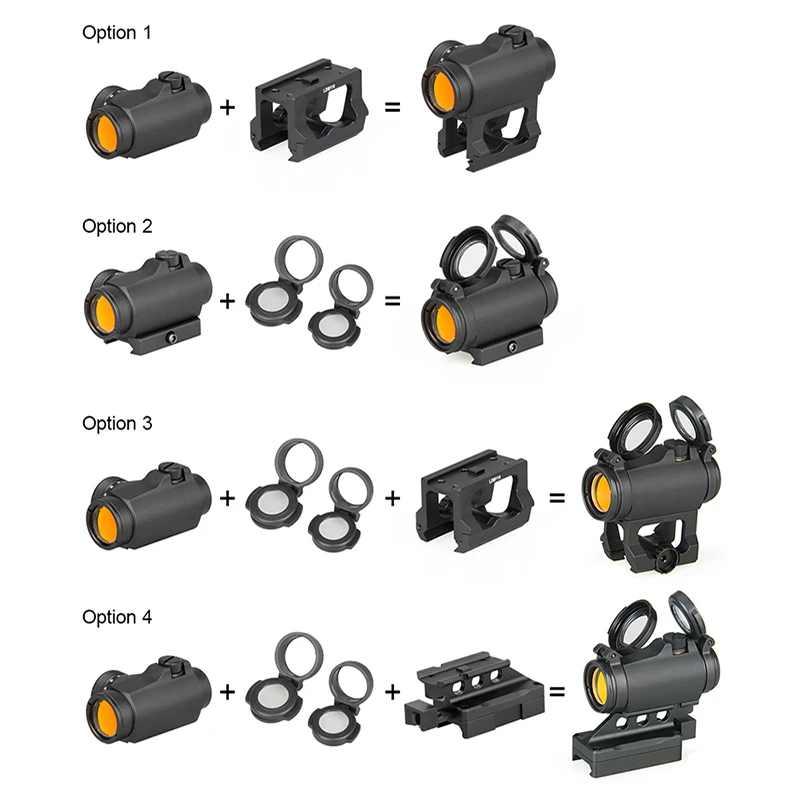 1x20mm para Caça ao ar Tactical Sight Compact Scope Livre Gs2-0106 Ppt Red Dot 2moa 5 Lunetas Riflescopes