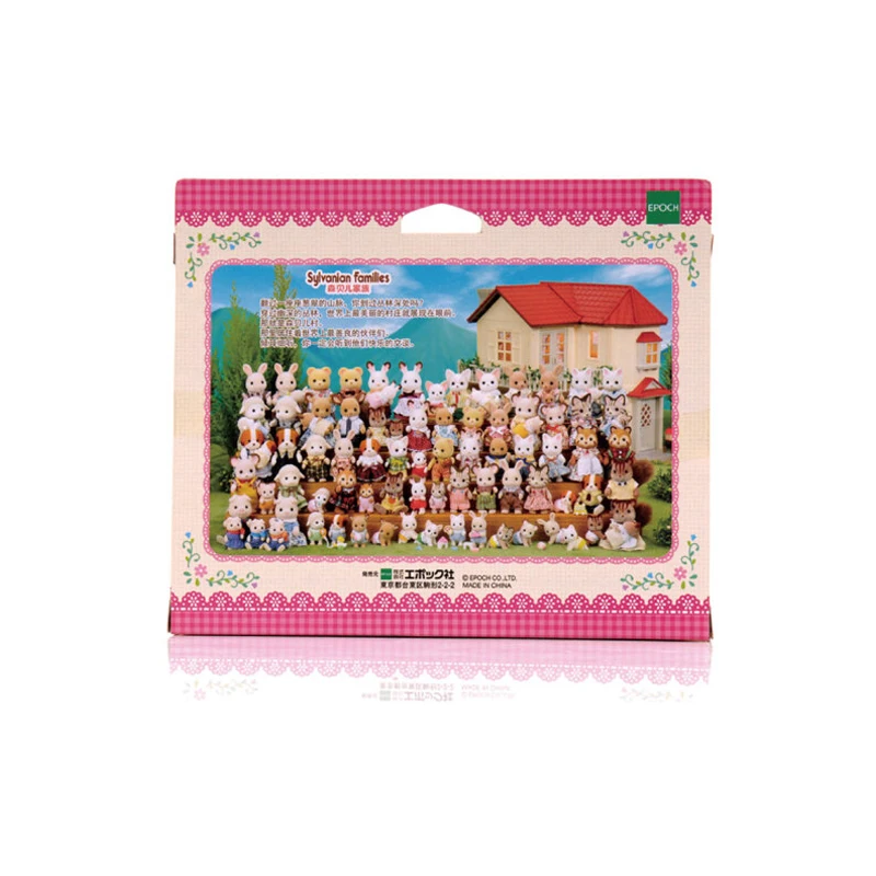 Sylvanian Families кукольный домик стакан для фруктового сока игрушка сцена для фигурок аксессуары Playset девочки; дети подарок#27928