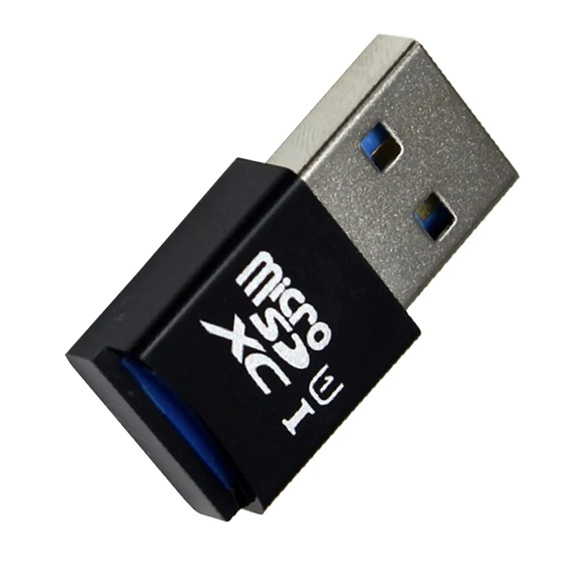 

HOT-Mini 5 Gbps High Speed USB 3.0 Micro-SD / SDXC TF Adapter Card Reader