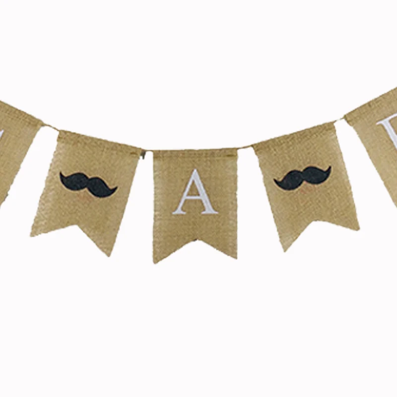 MUSTACHE-It-Is-A-Boy-girl-Burlap-gender-reveal-Banner-christening-baptism-Baby-Shower-Garland-Bunting