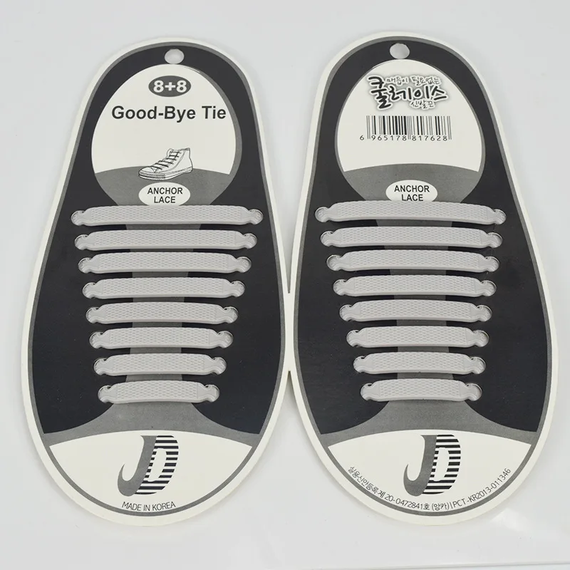 Fashion New Shoelaces Elastic Shoe Laces Creative Silicone Laces Silicone Shoelaces Sneakers Fit Strap Unisex Athletic Shoelace (8)