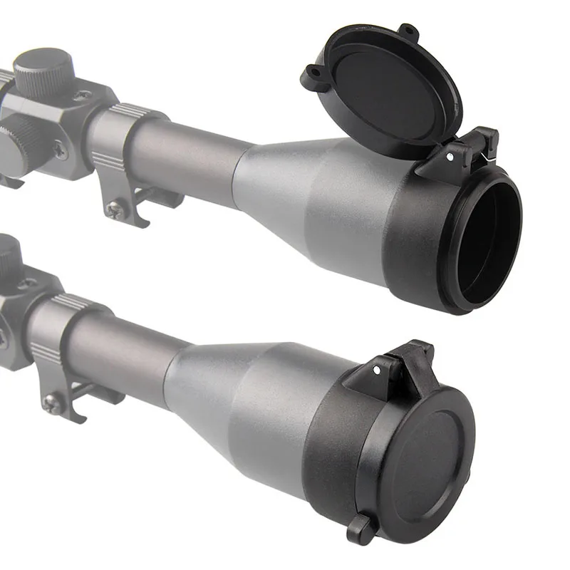 25.4-69MM Rifle Scope Lens Cover Flip Up Quick Spring Protection Cap 37-43-7
