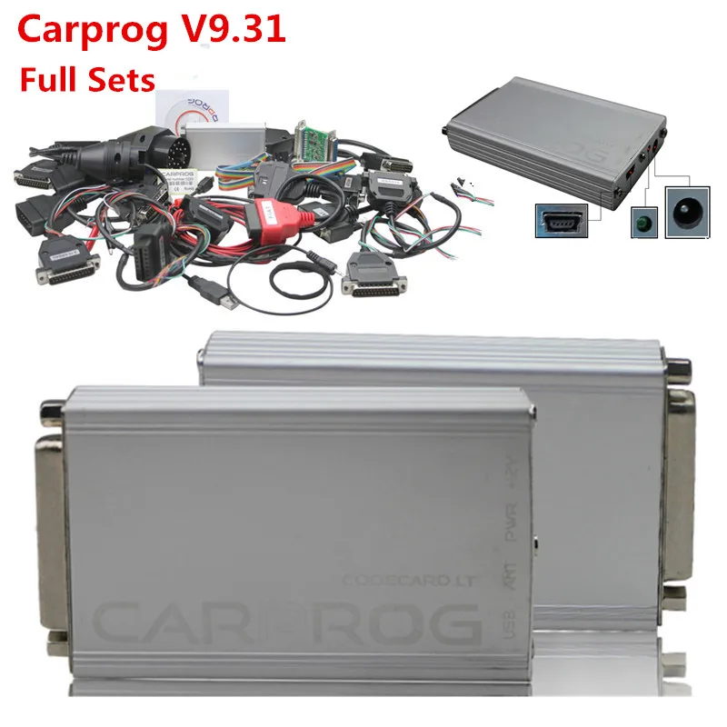 2016 CarProg V9 31 With Full Set Adapters Carprog Full Package With 21 Full Adapters Support