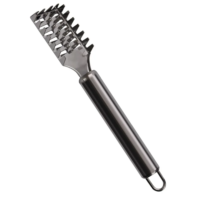 Paslanmaz Çelik Balık Pulu Kazıyıcı Küçük Büyük Boy Plastik Balıkçılık Ölçekleyici Araçları Cilt Sökücü