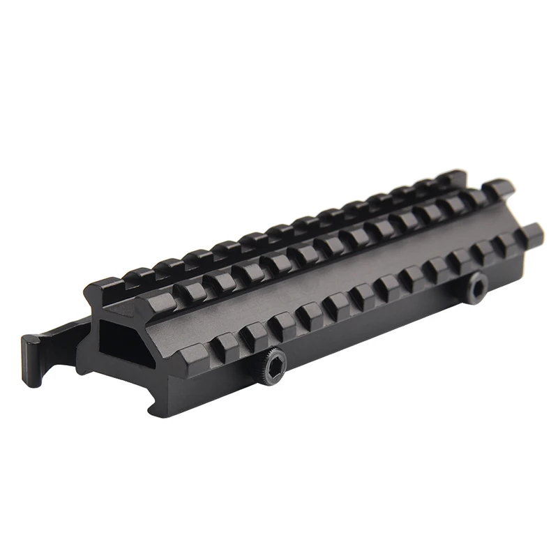 Airsoft Long Quick Detachable Double Rail Angle Weaver Picatinny Mount Integral QD Lever Lock System 13 Slots For Hunting RL1-0012-8